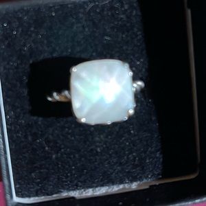 Pandora moonstone ring